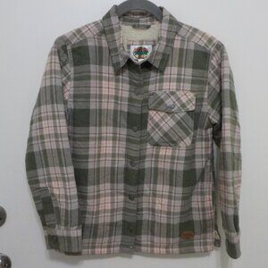 Outdoor Kids Flannel Jacket Size Large Plaid